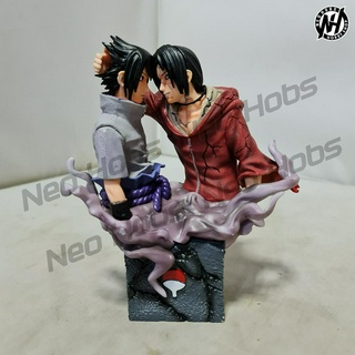 Anime Naruto Hatake Kakashi Uchiha Shisui Obito Itachi PVC Action Figure  Collectible Model Doll Toy 14cm(A) 