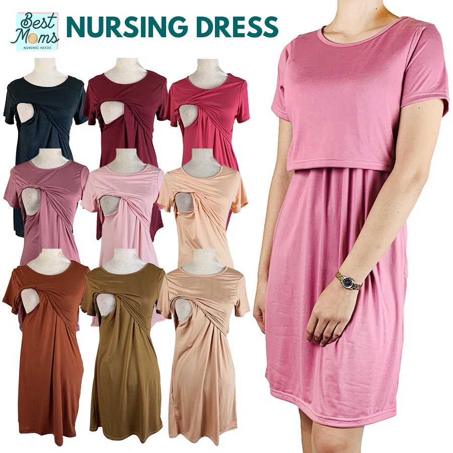 Shopee nursing outlet dress