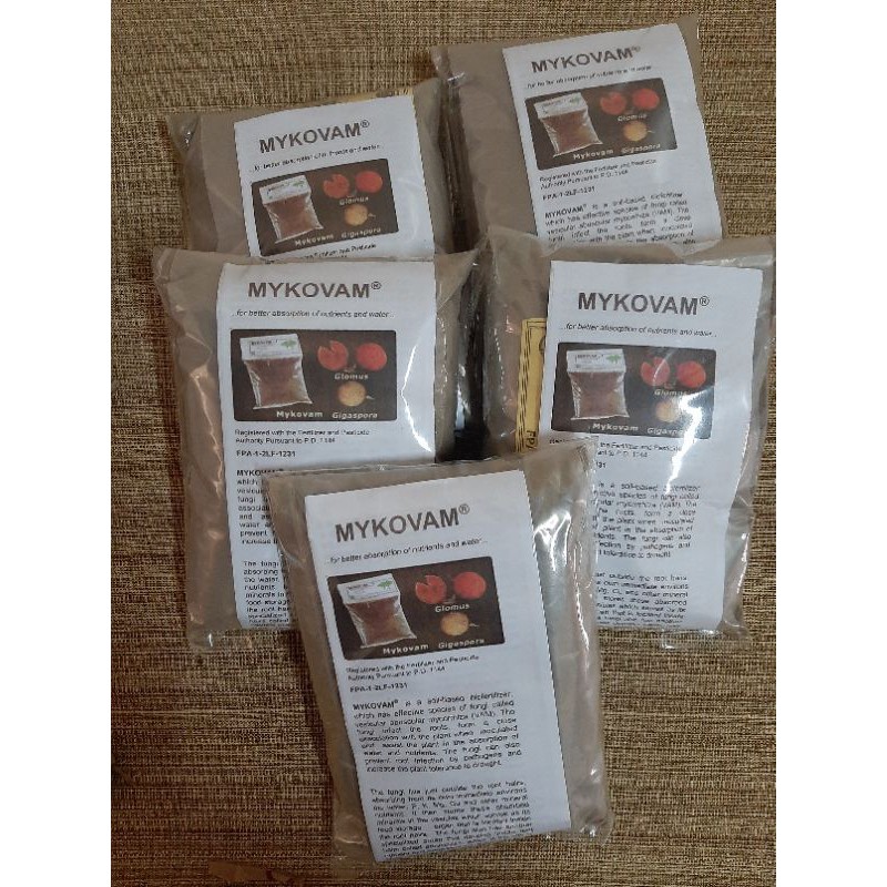 Mykovam Mycorrhizal Plant Grow Materials 5pck | Shopee Philippines