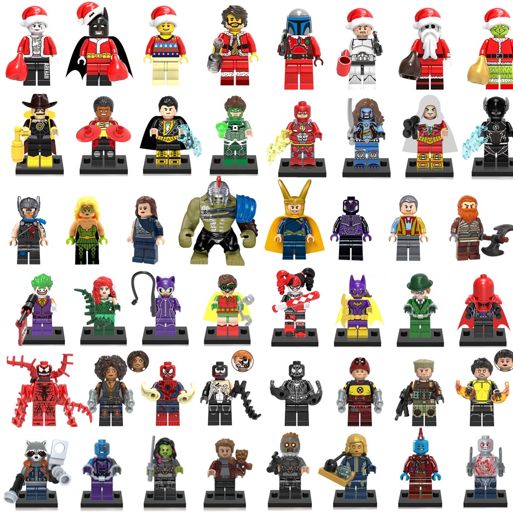 Minifigures SuperheroClown Robin Firestorm Rob Shazam Super Hero ...