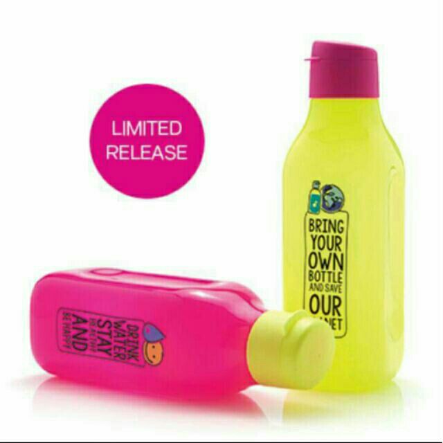 Tupperware Neon Square bottle 1L (2pc) | Shopee Philippines