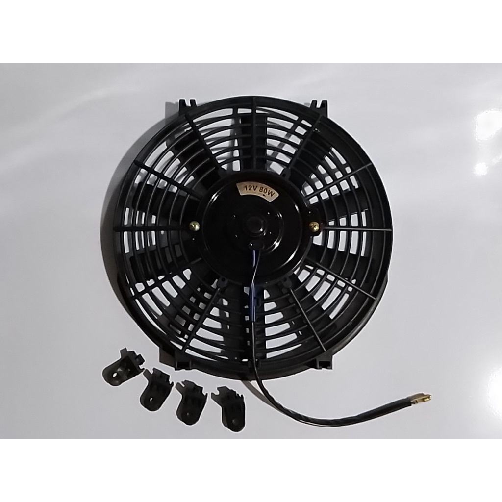 Universal Condenser/Radiator Aux Fan 10 Blades 12V or 24V Volts