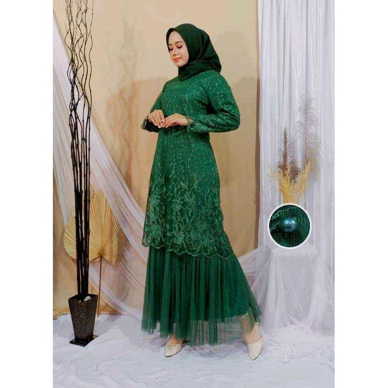 Ready Robe MANOHARA8 FULL TULLE Robe / Pearl TULLE Robe By Novie ...