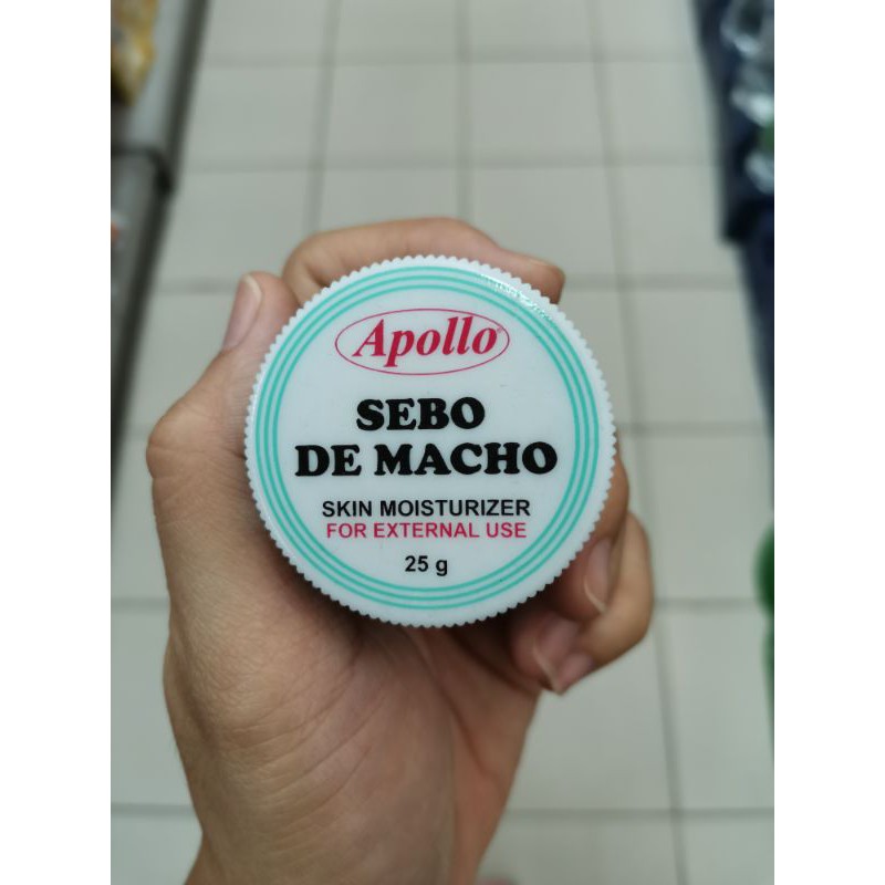 Apollo Sebo De Macho Skin Moisturizer 10g 25g | Shopee Philippines