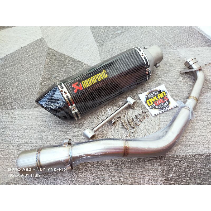 AKRAPOVIC PIPE FOR AEROX V1 | Shopee Philippines