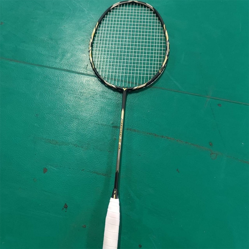 VICTOR New JETSPEED S 10 Black/Gold Badminton Racket Carbon Top