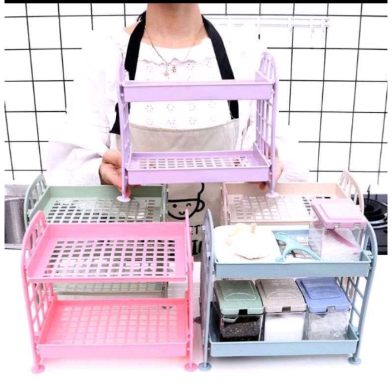 Multipurpose Plastic Mini Stacking Rack | Shopee Philippines