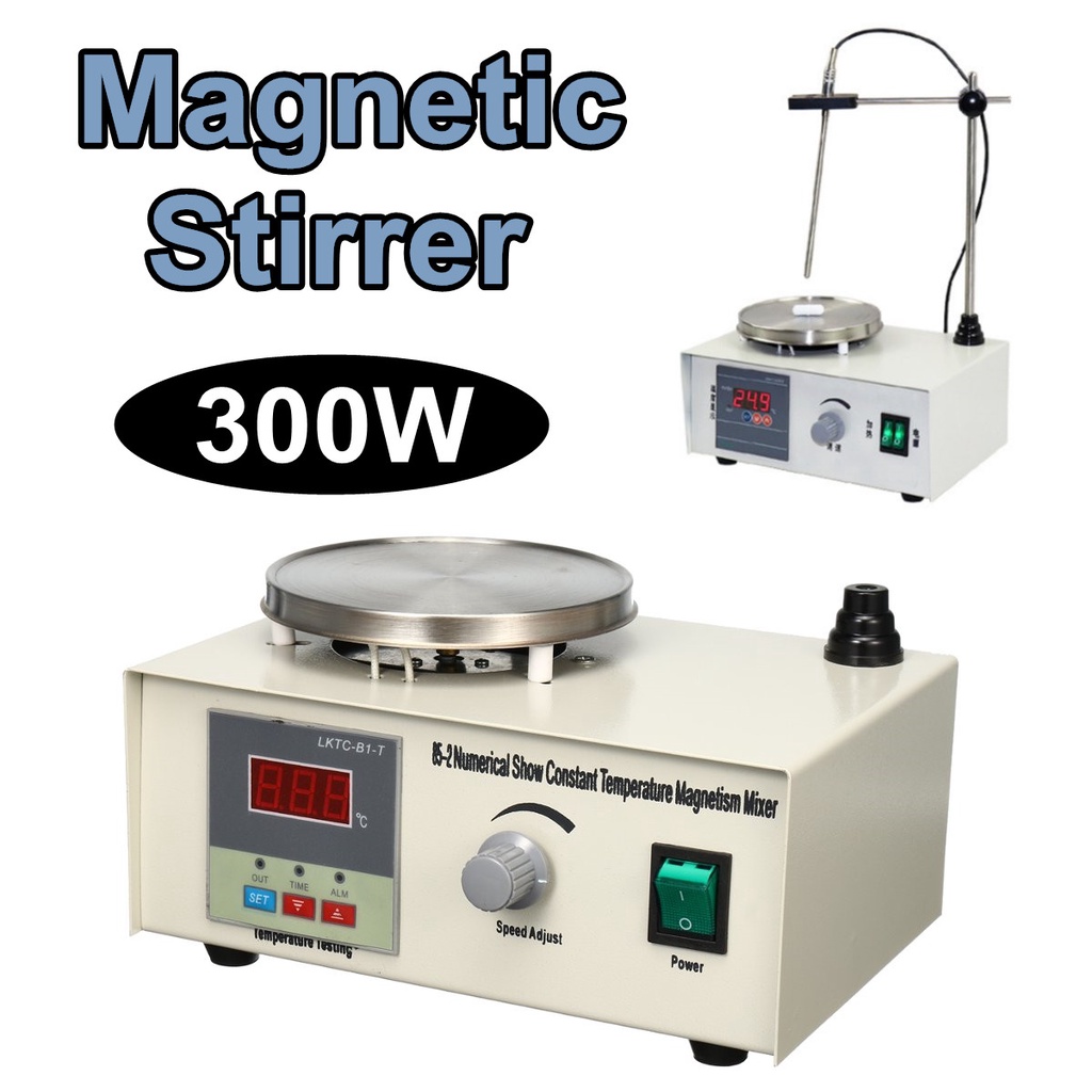 Lab Stirrer Heating Plate 220V Digital Display 2200rpm