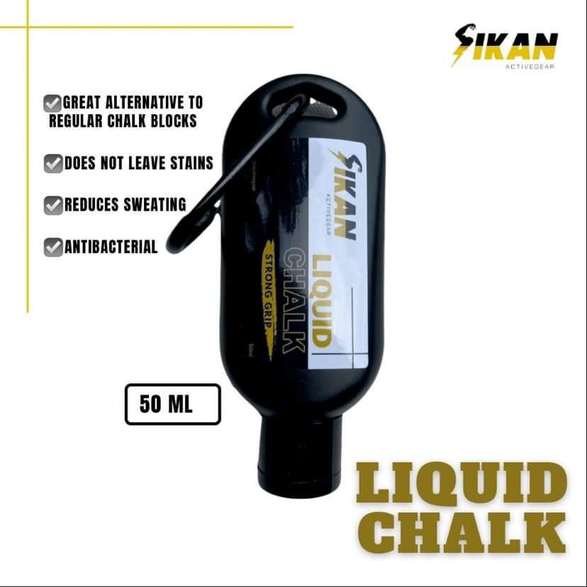LIQUID CHALK for Extra Grip Weightlifting, PullUps, CrossFit, Gym, and Sports by SIKAN