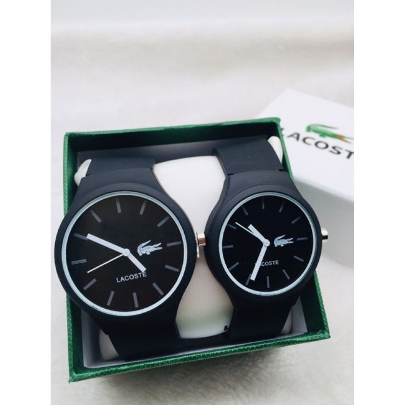 Lacoste couple watch price sale