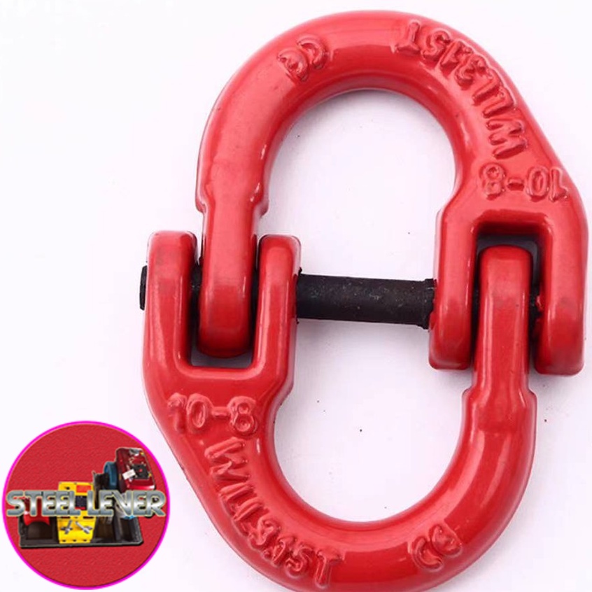 1T-8T Double Ring Butterfly Buckle Chain Sling Assembly Hammer Lock ...