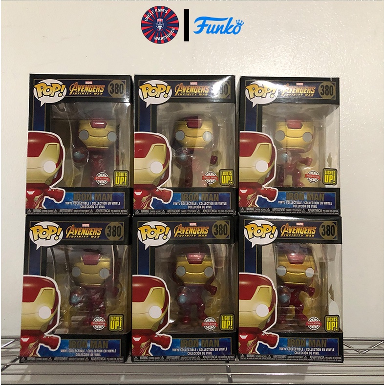 Iron man funko pop light up online