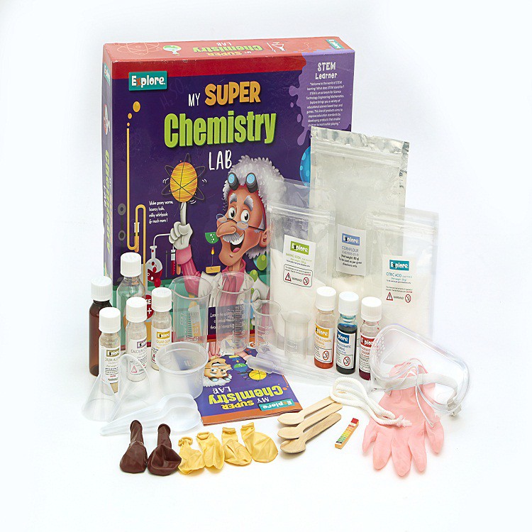 Explore/Eksploe STEM Toys My Super Chemistry Lab, Age 6+ | Shopee ...