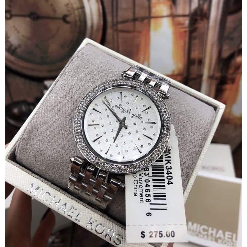 M.K Stainless Steel Ladies Watch - MK3404 Darci Glitz Fixed Pave ...