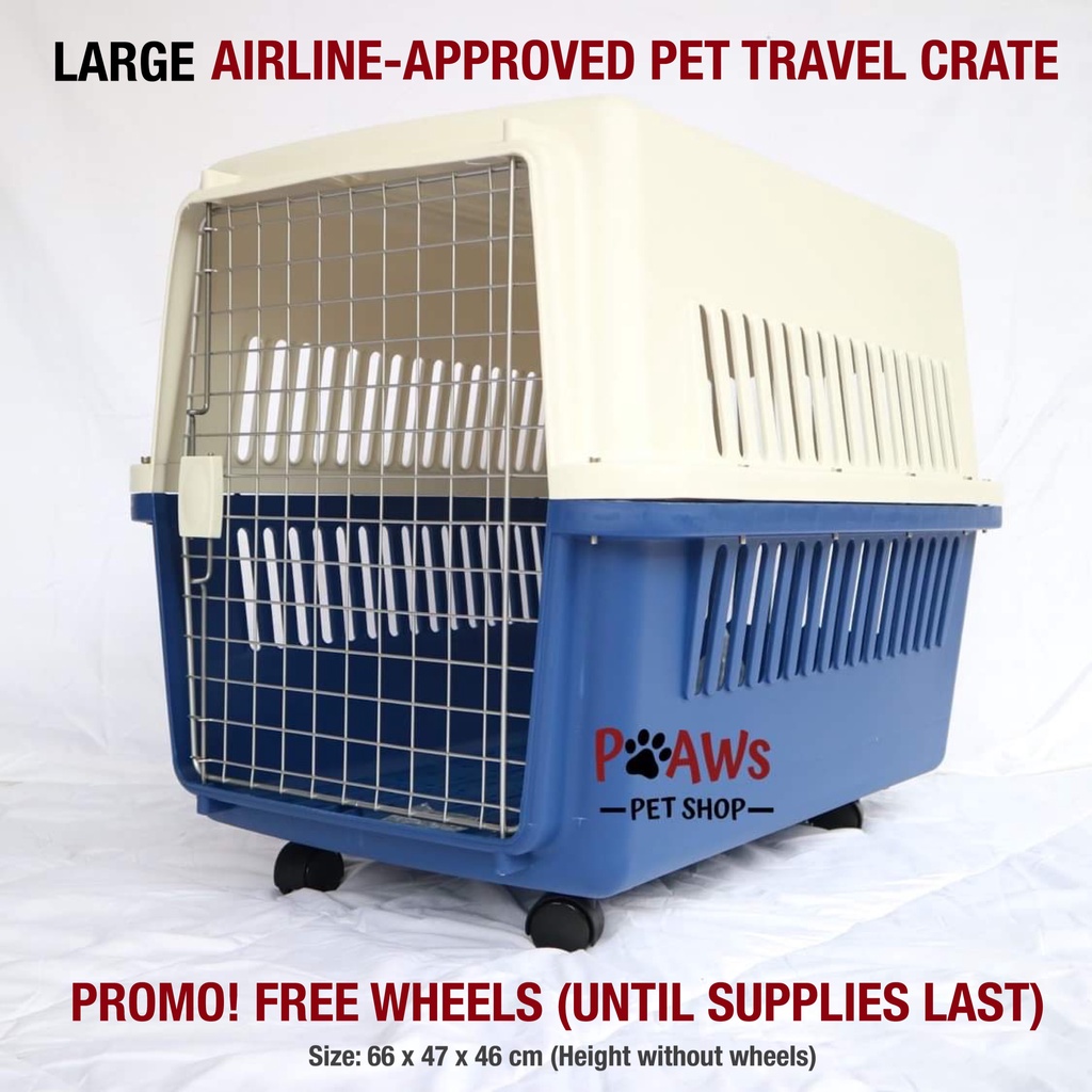 Large Pet carrier travel cage cat dog crates airline approved pet