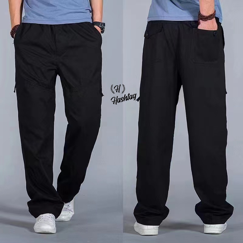 Fashionable Cargo Pants with Pockect for Men High Quality | Shopee ...