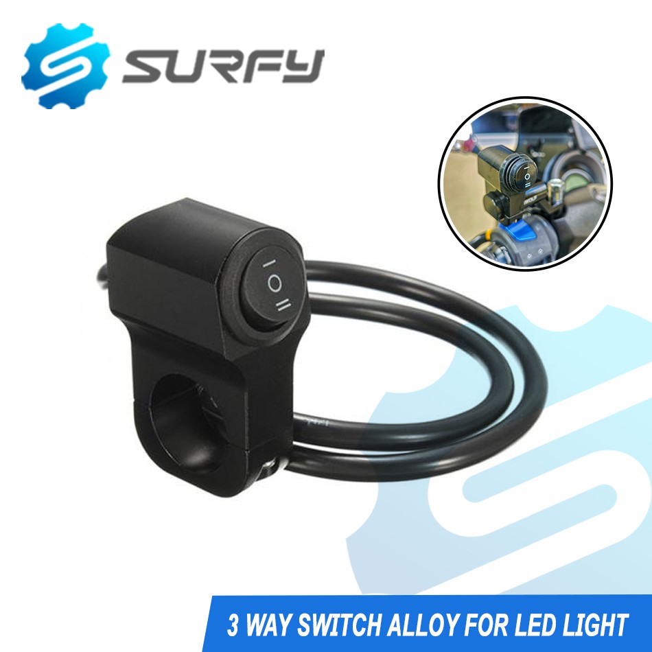 3 Way Switch Alloy Clamp For Mini Driving Light Led | Shopee Philippines