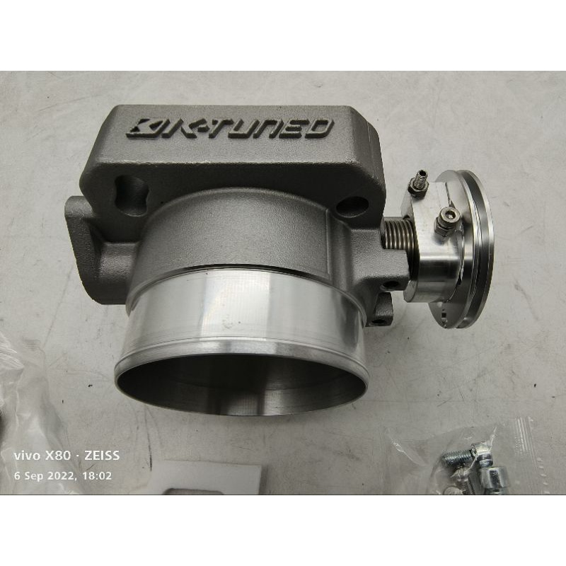 KTuned 72mm Cast Throttle Body Dual PRB/RBC Bolt Pattern K20 RSX Type S / Type R And EP3