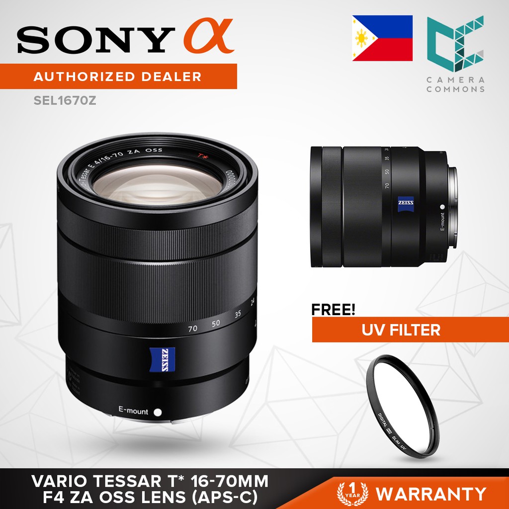 Sony SEL1670Z/ Vario-Tessar® T* E16–70 mm F4 ZA OSS Lens