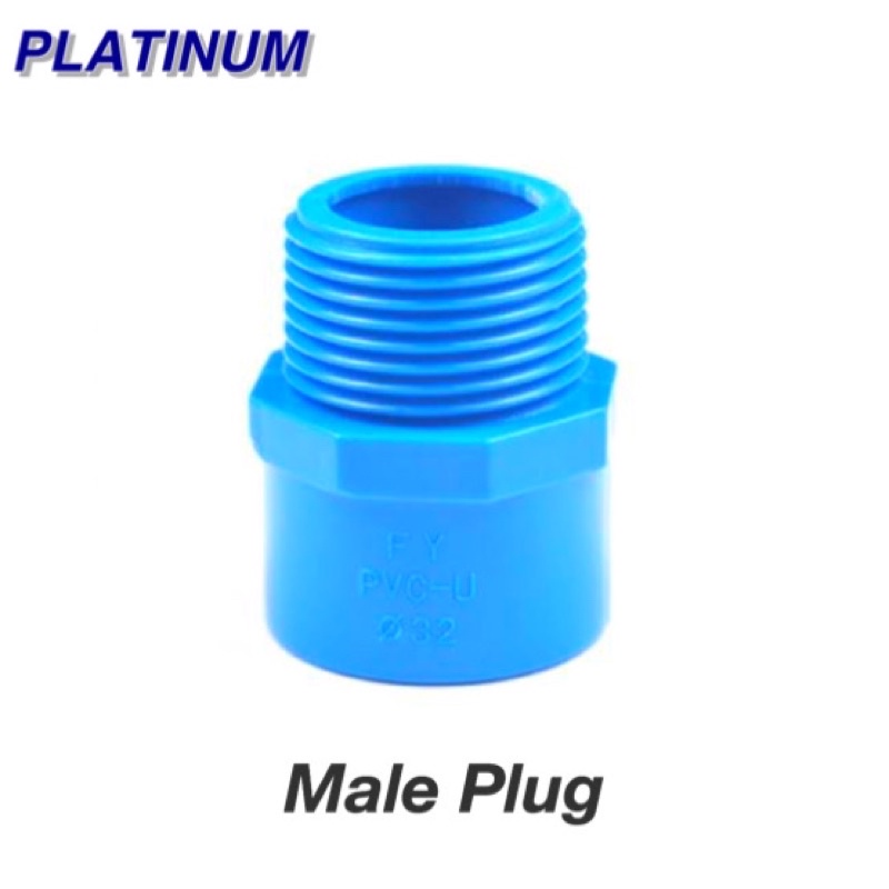 PVC Blue Fittings | 1/2 3/4 1” 1 1/4 | Elbow Tee Coupling Male Adapter ...