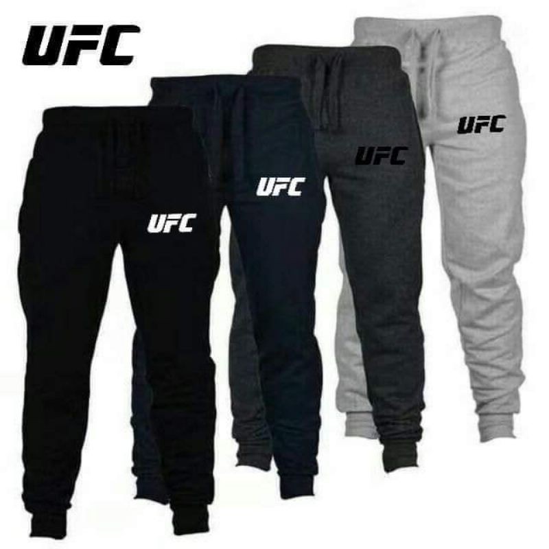 MEN S UFC JOGGER PANTS GARTERIZED COTTON M L XL XXL Shopee