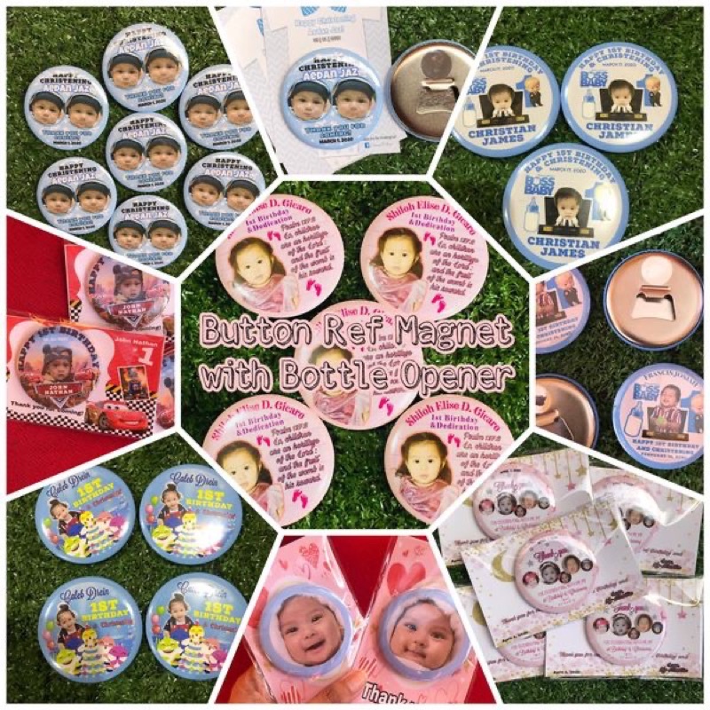 CBS BUTTON REF MAGNET WITH BOTTLE OPENER | Shopee Philippines