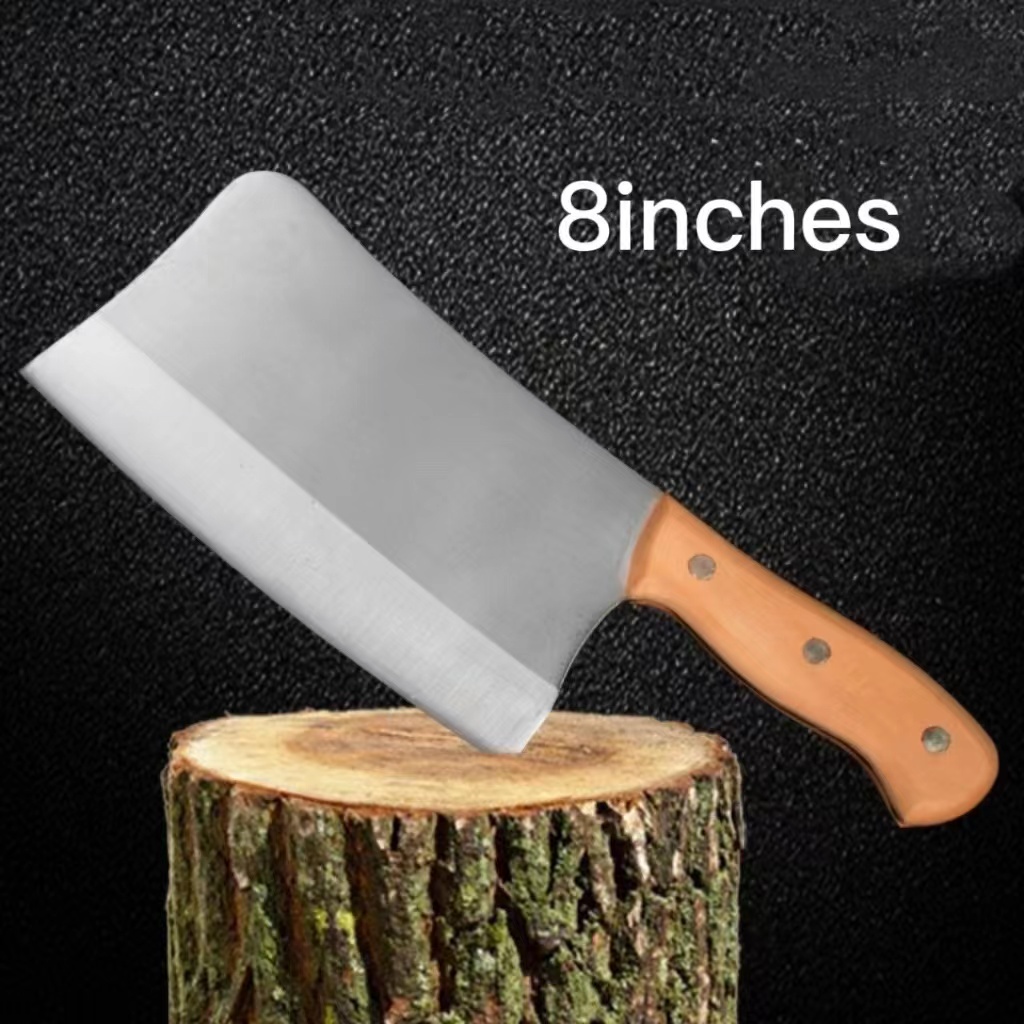 COD Cleaver Knife 7inches 8inches 9inches Wooden Handle chief knife