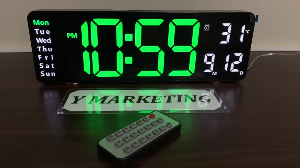 (6629) LARGE Digital Remote Control with COUNTDOWN & TIMER with Alarm ...