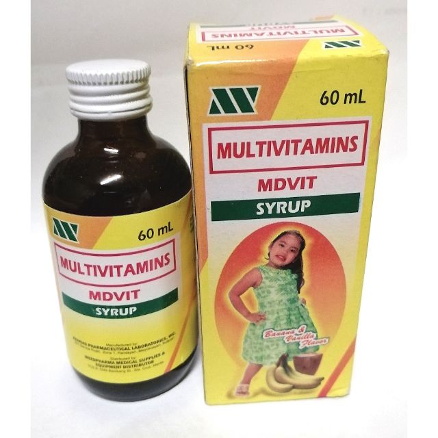 Multivitamins syrup MDVIT 60ml Shopee Philippines