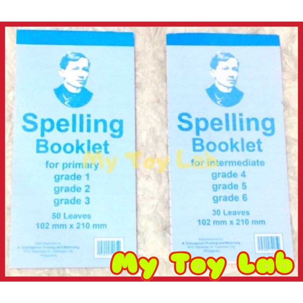 COD*M.T.L. Children's Spelling Booklet Pad/Grade 13 Spelling Booklet
