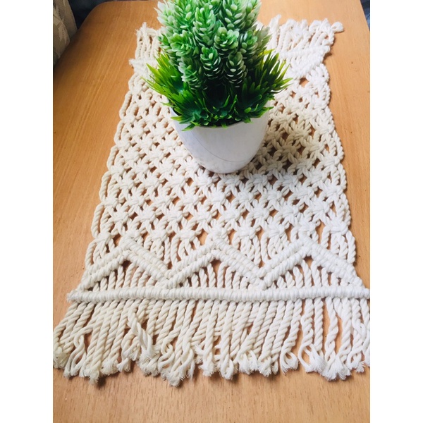 Macrame Placemat (10x15 inches) Shopee Philippines