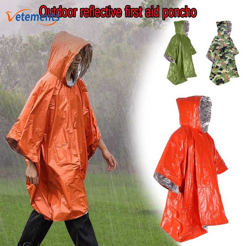 3 In 1 Rainproof And Warm Multipurpose Hiking Cloak Outdoor Jungle