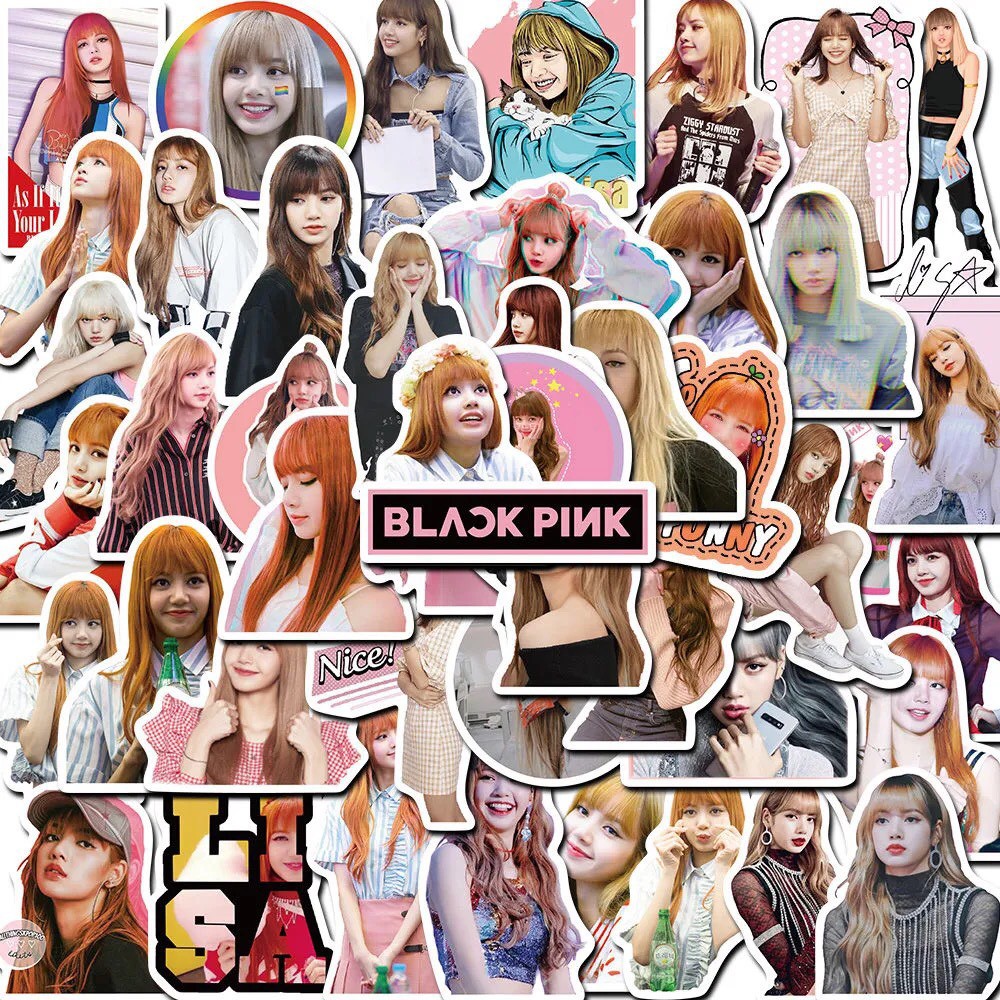 10 stick Black Pink stick - ST05 Sticker WBB Waterproof PVC, Helmet ...
