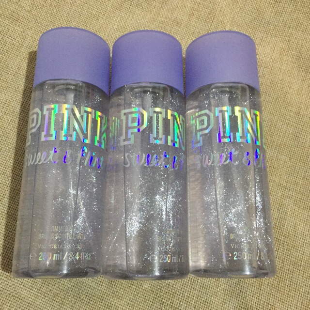 Victoria s Secret PINK Sweet Flirty Shimmer Body Mist Shopee