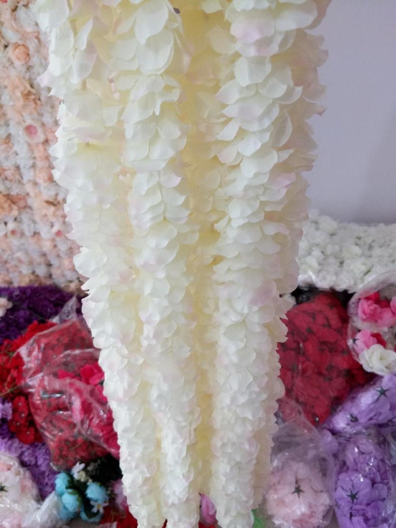 1M Artificial Orchid String Artificial Vine with Flower for Home Decor ...