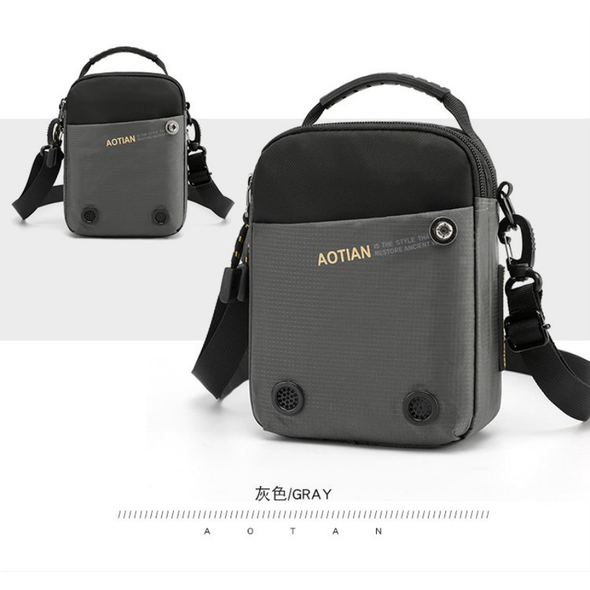 AOTIAN ORIGINAL Men Sling Bag Waterproof Crossbody Bag for Men Bag Messenger Bag for Men