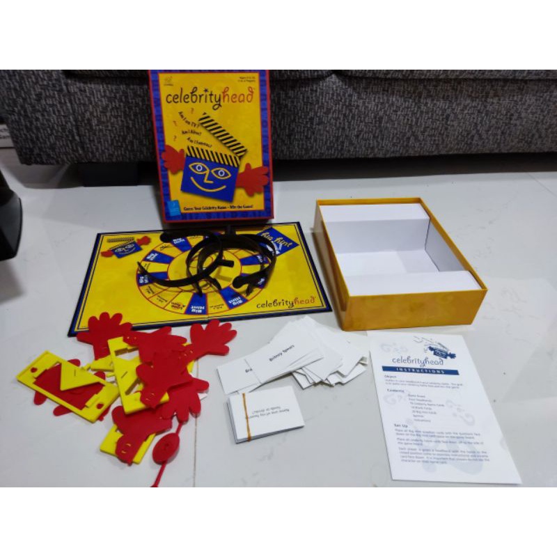 Celebrity head board game(guess the celebrity) Shopee Philippines