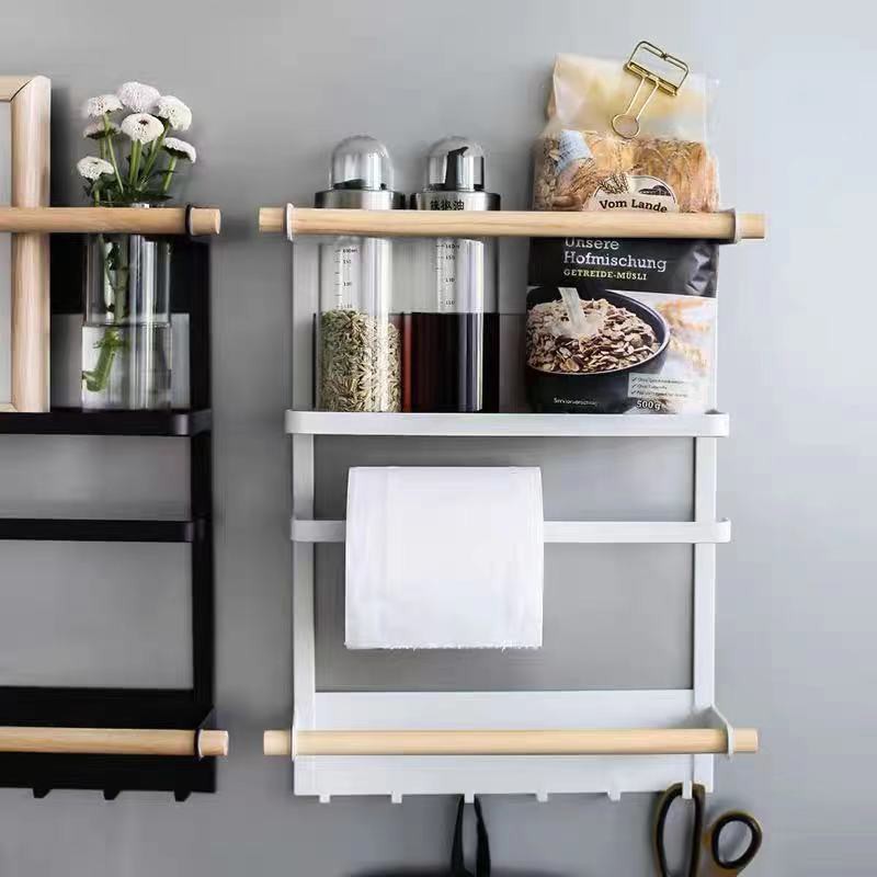 Classy Luxe Refrigerator Magnetic Storage Rack Side Storage Rack Side ...