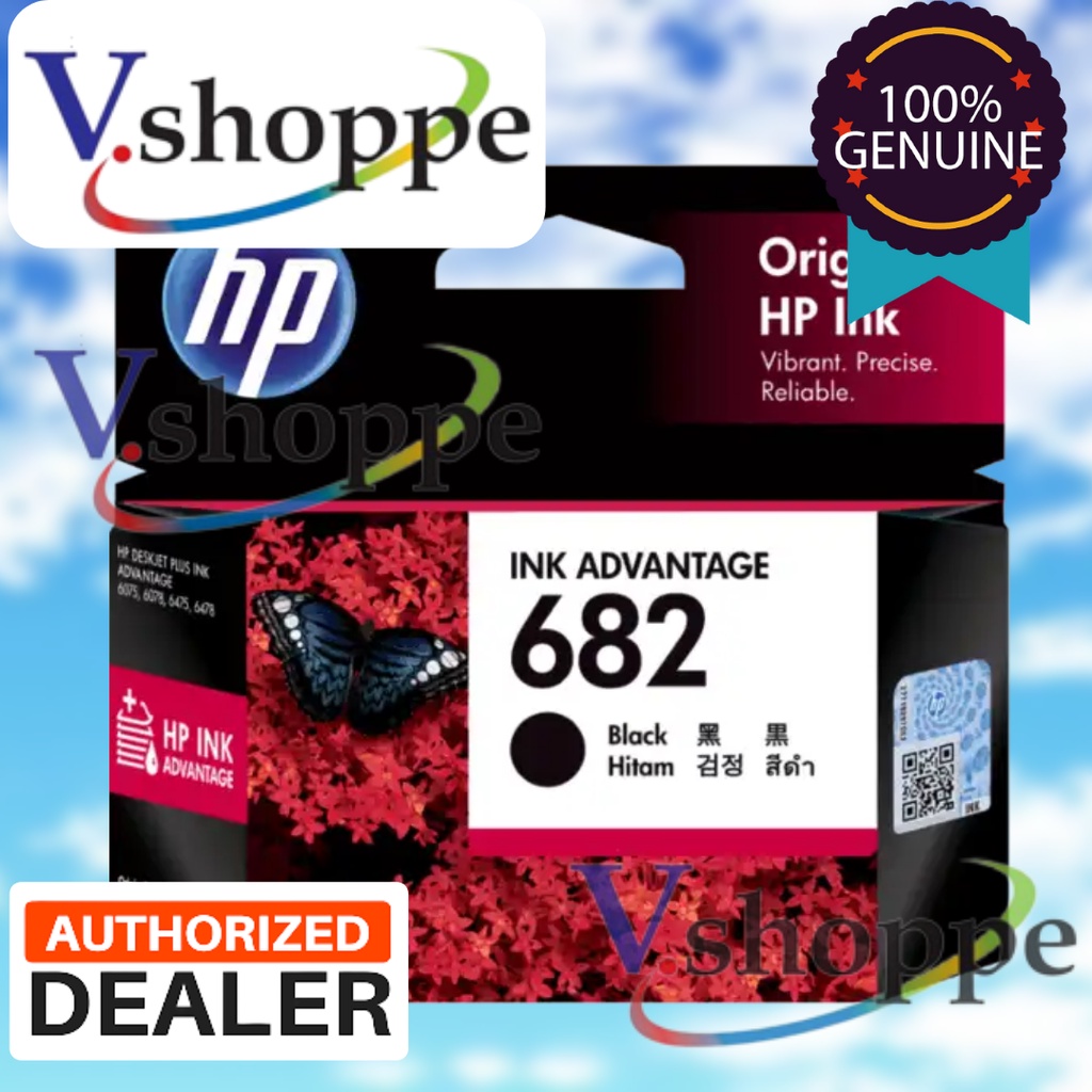 HP 682 Black OR Color Ink 1215 1216 1217 1218 2335 2336 2337 2338 2775 ...
