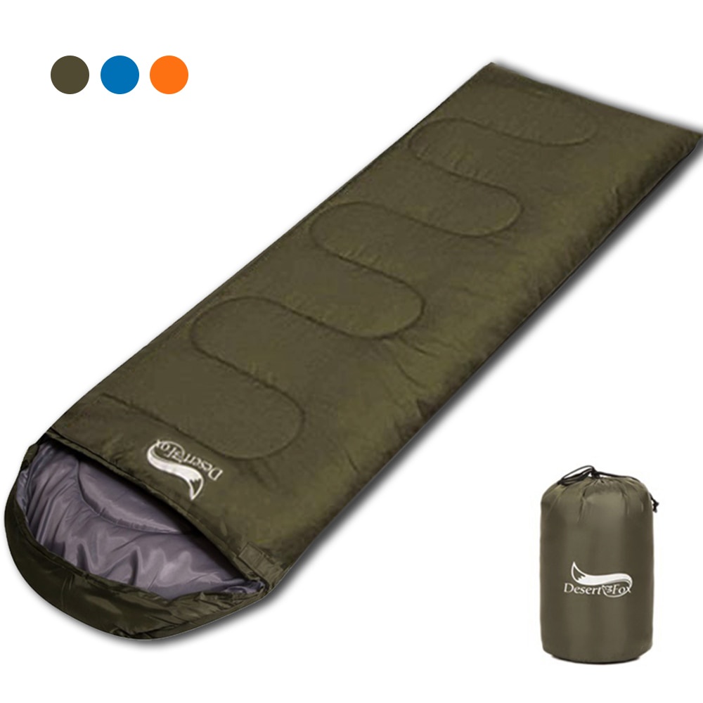 Premium 2 Seasons Warm Lightweight Envelope Sleeping Bag (200 GSM) -3