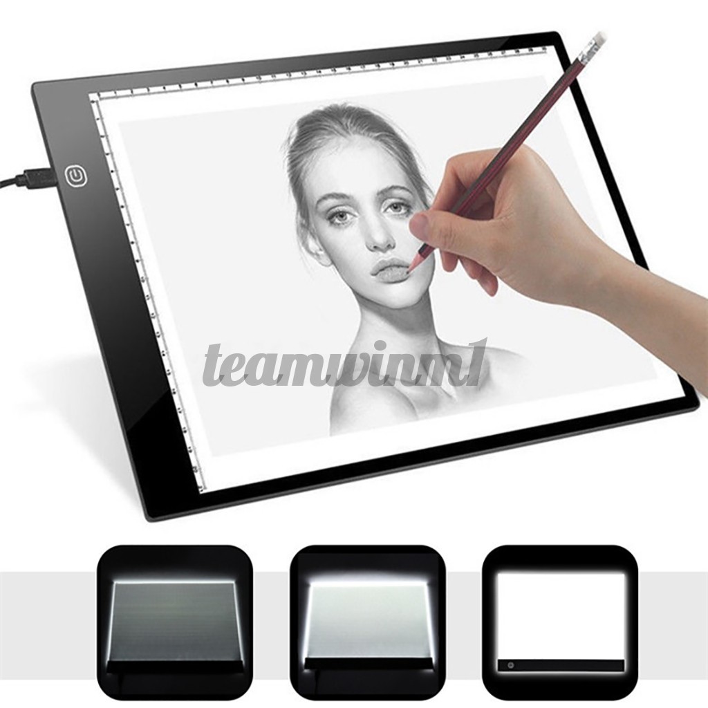 A3 A4 Graphics Tablet LED Drawing Tablet Art Stencil Drawing Board