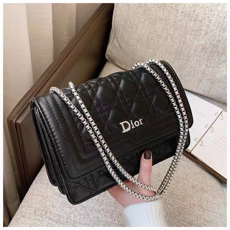 ladies new style chain bag high texture shoulder bag messenger bag# ...