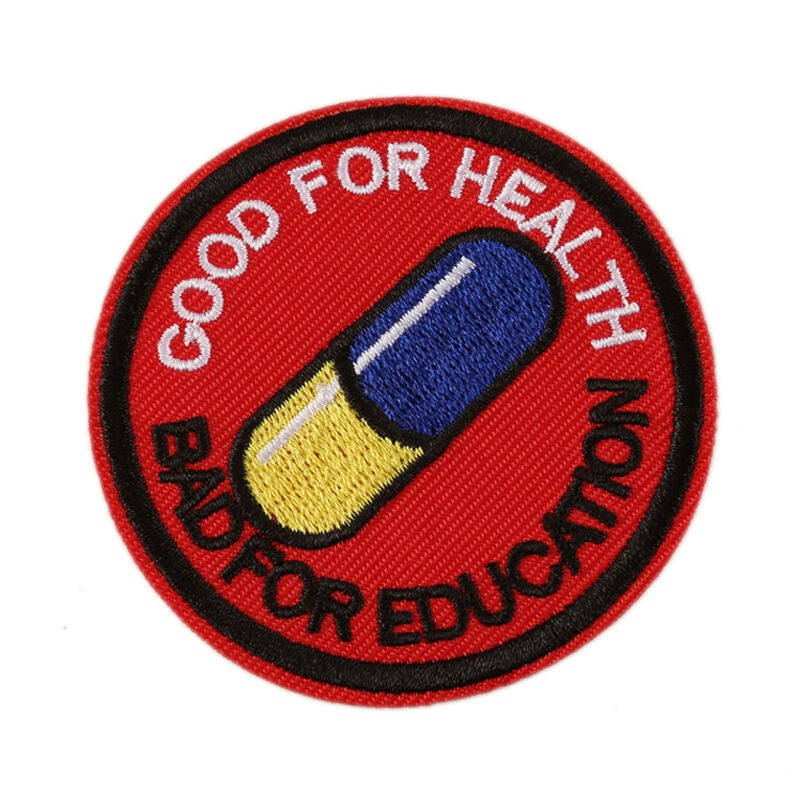 Kaneda Pill Capsules Bosozoku Tetsuo Vinyl Decal – Good Health Bad Education – 31.5" X 4.5" – Multicolor