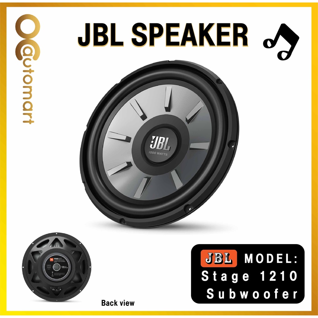 JBL Stage 1210 Sub woofer 12" with 1000 Watts peak power handling