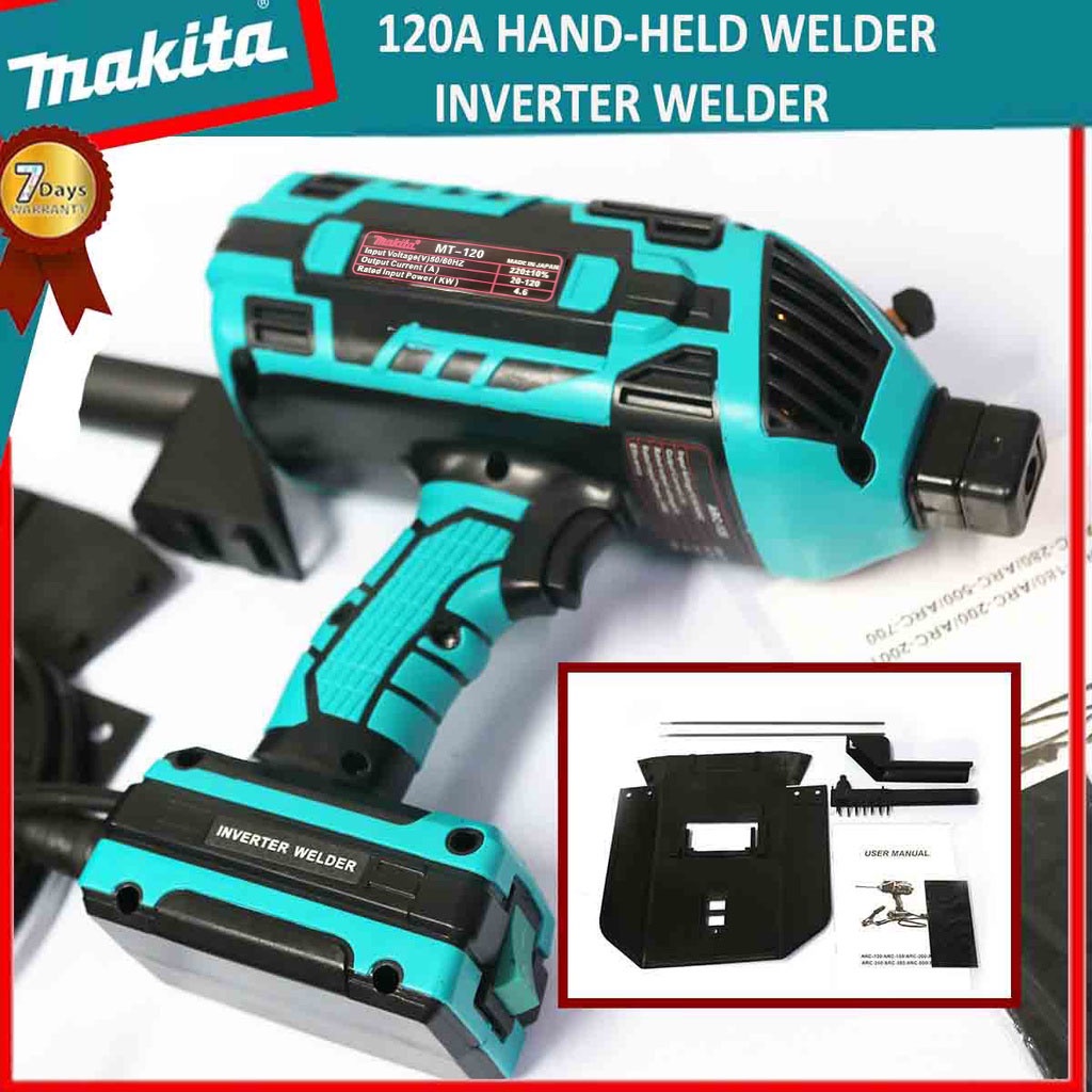 MAKITA HandHeld Welder Portable Welding Machine 120A IGBT Inverter