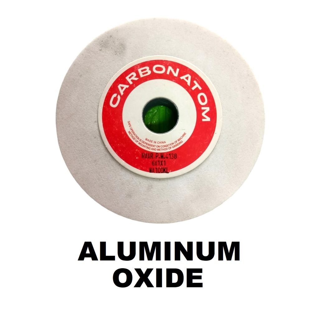 BENCH GRINDER GRINDING WHEEL 6" CARBONATOM white aluminum oxide