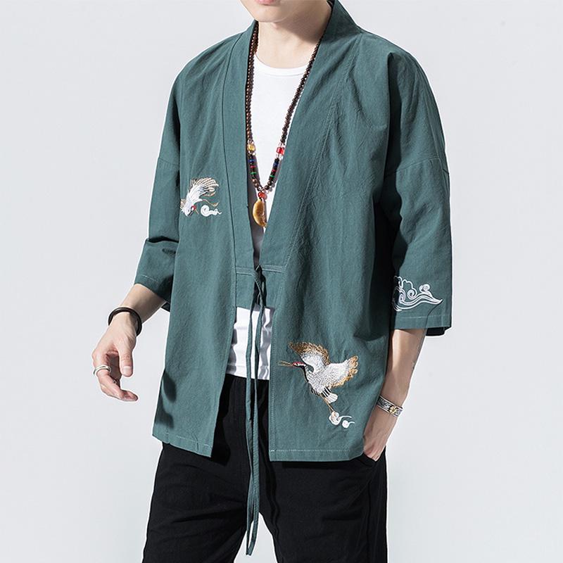 Chinese kimono shirt sale