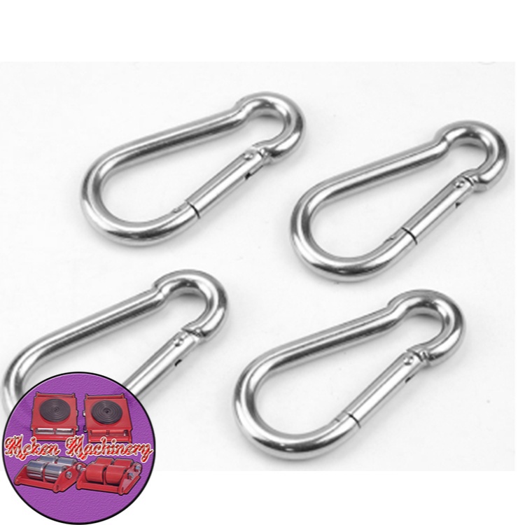 6mm12mm 304 Stainless Safety Snap Hook Stainless Carabinner Eye Bolt