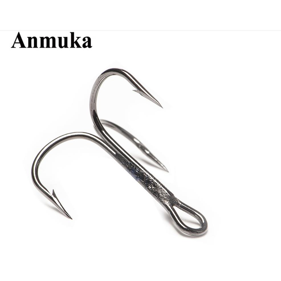 1pc Anmuka High Carbon Steel Sanben Hook Extra Large Hook Fishing