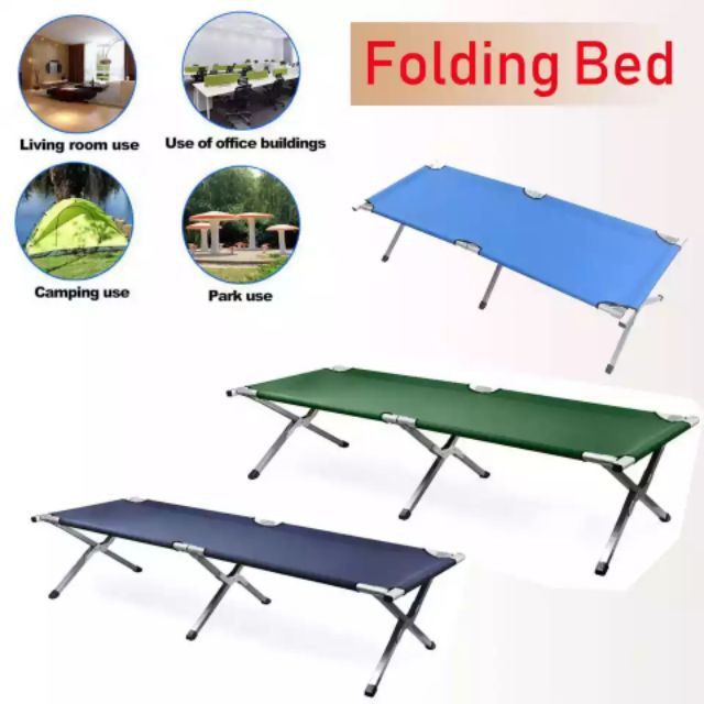 Folding Bed Heavy Duty Military Cot Bed Shopee Philippines   43fea2ef5af0d0ff0e859f47a0b5bdf2